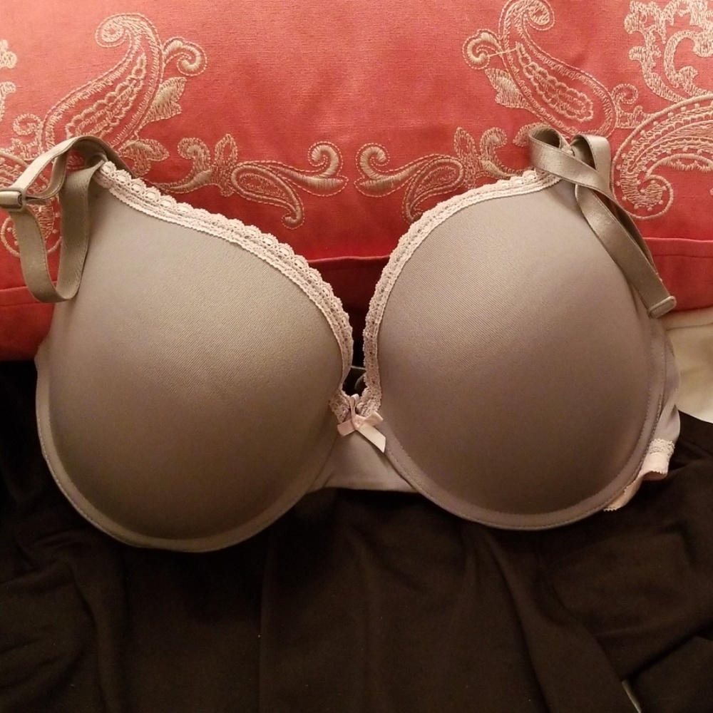 Maidenform Grey and Pink Bra 38 D
